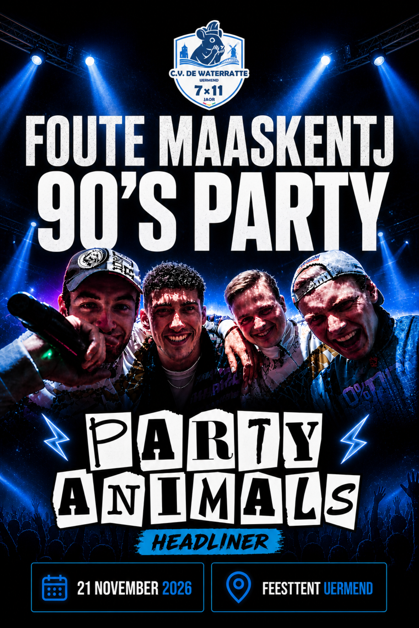 FOUTE MAASKENTJ 90's PARTY